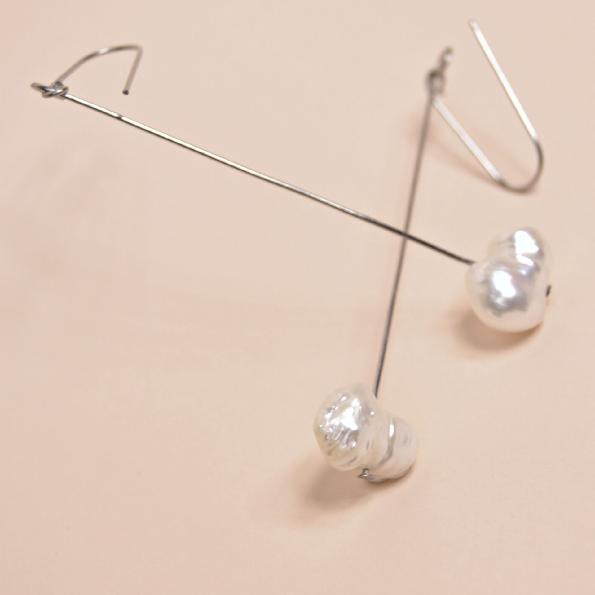 Long Aphrodite pearl earrings - 3