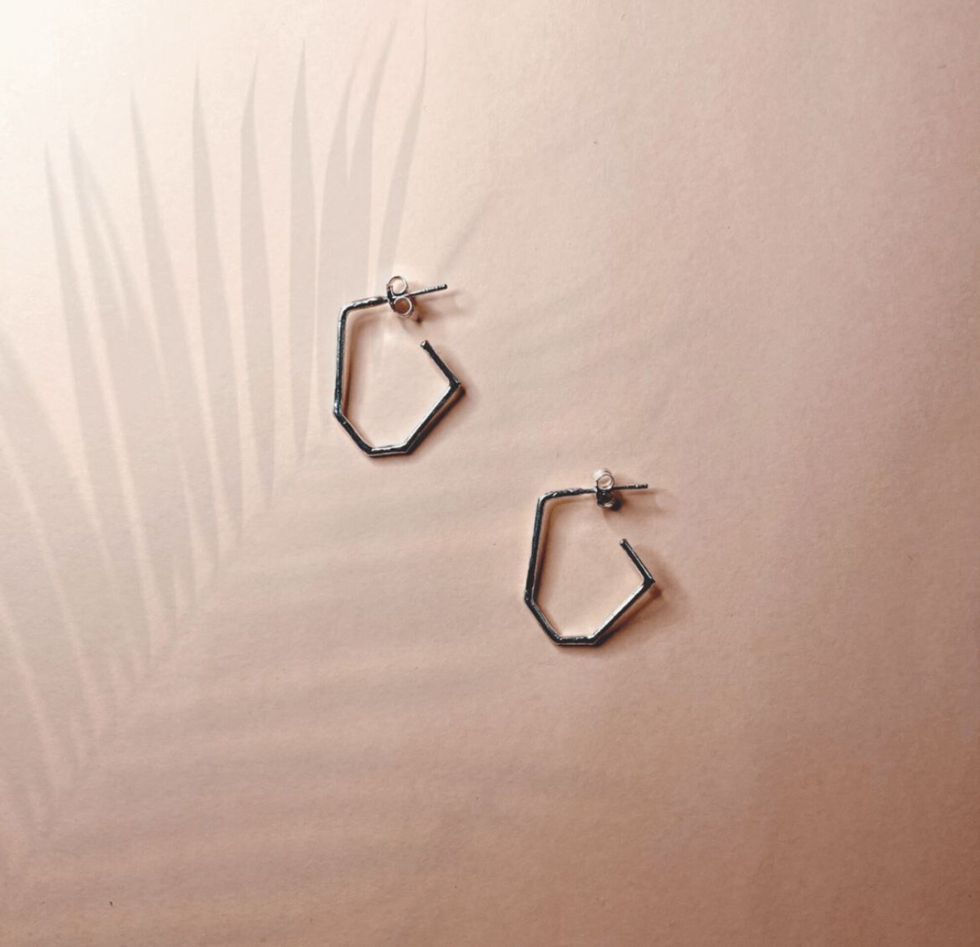 Geometric Link Earrings - 3